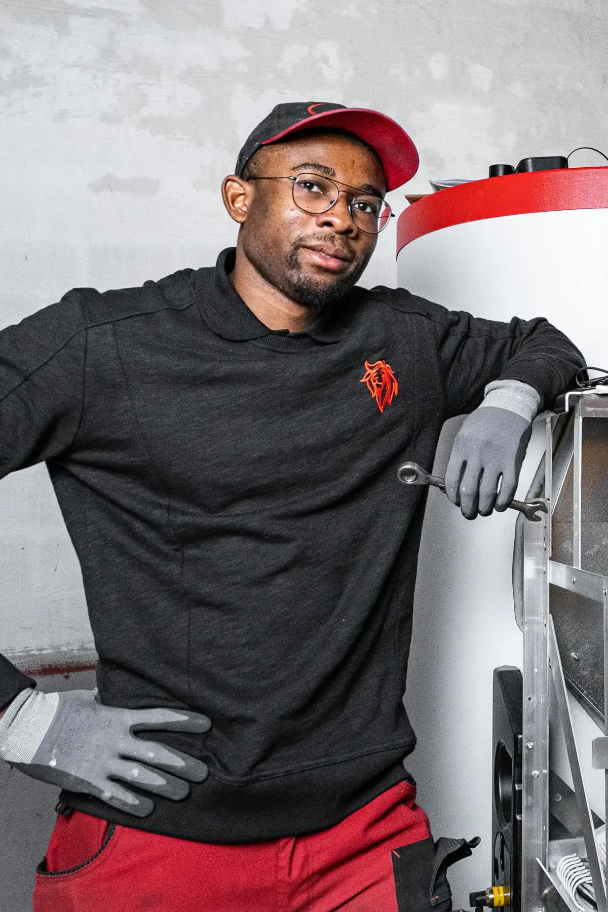 Issa Kone, SHK-Azubi - Portrait