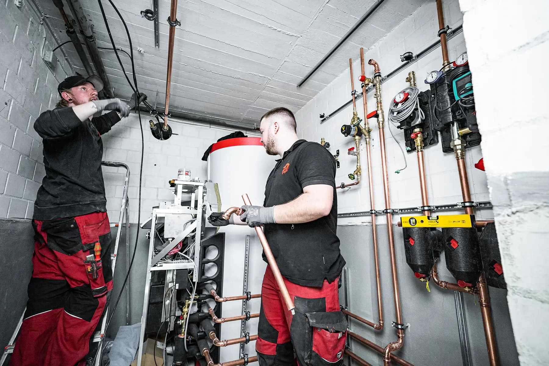 Heizungsinstallation am Rennebergsacker