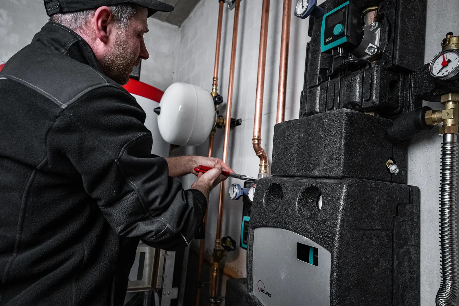 Heizungsinstallation am Rennebergsacker